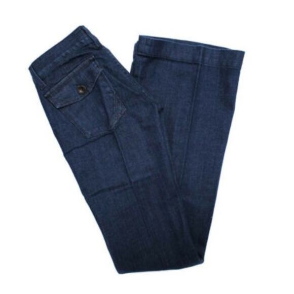 Anlo Mercer Denim Pacific Wide Leg Blue Jeans TR7010 Size 25 ~ Hippie Casual - Picture 1 of 8